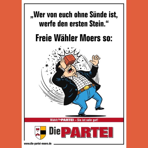 Als die Freien Wähler beschlossen haben, dass sie in den Rat der Stadt Moers wollen, hat man wohl händeringend nach eine...